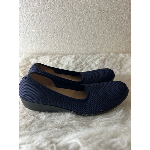 LifeStride Indy Slip-on Wedge Heels Navy Blue Women Size 10M - Picture 5 of 8